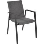 Reduzierte Schwarze Lesli Living Gartenstühle Metall aus Polyrattan Outdoor Breite 50-100cm, Höhe 50-100cm, Tiefe 50-100cm 