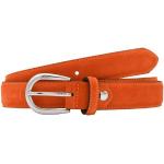 Orange Leslii Ledergürtel aus Rindsleder für Damen Länge 95 