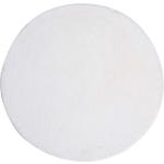 Weiße Runde Runde Badteppiche 90 cm aus Acryl 