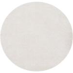 Weiße Runde Runde Badteppiche 100 cm aus Polyamid 