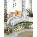 Braune Bettwäsche Sets & Bettwäsche Garnituren aus Baumwolle 155x200 