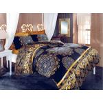 Schwarze Bettwäsche Sets & Bettwäsche Garnituren aus Baumwolle 155x200 