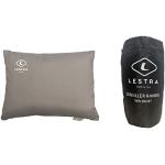 Lestra Outdoor - Wanderkissen komprimierbar - leicht & bequem - 50% Entendaunen - 45x35-260g - Made in Frankreich