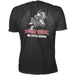 Lethal Threat Herren MX Speed Demon T-Shirt Größe L Schwarz