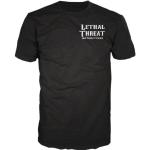 Lethal Threat (LT20110M Herren Skull Jester T-Shirt (Schwarz, Medium)