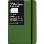 Letts Noteletts LEN6RGN Universal-Notizbuch, mittelgroß, liniert, Grün, 16,5 x 11,4 cm, 192 Seiten