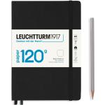 Leuchtturm Notizbuch Medium (A5) Edition 120 Hardcover 203 nummerierte Seiten Schwarz blanko