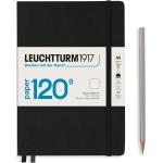 Leuchtturm Notizbuch Medium (A5) Edition 120 Hardcover 203 nummerierte Seiten Schwarz blanko