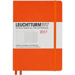 Leuchtturm1917 348230 Wochenkalender und Notizbuch, Medium, orange