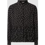 Schwarze Langärmelige Levete Room Langarmblusen aus Polyester für Damen Größe XS 