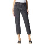 Graue LEVI'S 501 Straight Straight Leg Jeans aus Denim für Damen Größe S Weite 29, Länge 28 