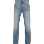 Hellblaue Unifarbene LEVI'S 501 5-Pocket Jeans aus Denim für Herren Größe XXL 