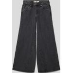 Schwarze LEVI'S Baggy Jeans für Kinder mit Reißverschluss aus Baumwolle für Mädchen Größe 140 