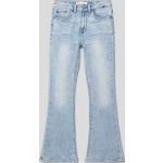 Hellblaue LEVI'S 5-Pocket Jeans für Kinder mit Reißverschluss aus Baumwollmischung für Mädchen Größe 152 