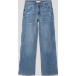 Blaue LEVI'S 5-Pocket Jeans für Kinder mit Reißverschluss aus Baumwollmischung für Mädchen Größe 140 