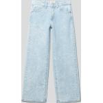 Hellblaue LEVI'S 5-Pocket Jeans für Kinder mit Reißverschluss aus Baumwollmischung für Mädchen Größe 164 