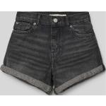 Schwarze LEVI'S Jeans Shorts für Kinder mit Reißverschluss aus Baumwolle für Mädchen Größe 152 