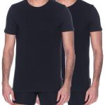 Schwarze LEVI'S Rundhals-Ausschnitt T-Shirts aus Baumwollmischung für Herren Größe XL 2-teilig 
