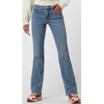 Blaue LEVI'S Bootcut Jeans aus Baumwollmischung für Damen Größe XS Weite 26, Länge 32 
