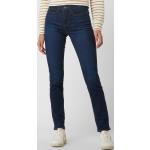 Dunkelblaue LEVI'S Slim Fit Jeans aus Baumwollmischung für Damen Größe XS Weite 28, Länge 34 
