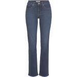 Blaue Loose Fit LEVI'S Straight Leg Jeans mit Reißverschluss aus Denim für Damen Größe XS 