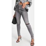 Reduzierte Graue LEVI'S Skinny Jeans aus Denim für Damen Größe XS Weite 25, Länge 32 