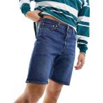 Reduzierte Blaue LEVI'S Jeans-Shorts aus Denim für Herren Weite 34 für den für den Sommer 