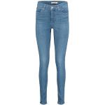 Blaue Super Skinny LEVI'S 5-Pocket Jeans aus Baumwolle für Damen Größe XS Weite 29, Länge 28 