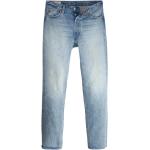 Reduzierte Blaue LEVI'S 501 Straight Leg Jeans aus Denim für Herren Weite 32, Länge 32 