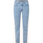 Indigofarbene LEVI'S 501 High Waist Jeans aus Denim für Damen Weite 26, Länge 28 