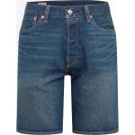 Dunkelblaue Vintage LEVI'S 501 Jeans-Shorts aus Denim für Herren Größe XXL 
