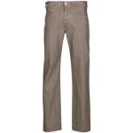 Braune LEVI'S 501 Original Fit High Waist Jeans aus Denim für Herren Weite 29, Länge 32 
