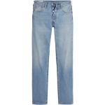 Indigofarbene LEVI'S 501 Original Fit High Waist Jeans aus Denim für Herren 
