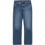 Blaue LEVI'S 501 Straight Leg Jeans aus Baumwolle für Herren 