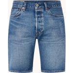 Reduzierte Indigofarbene LEVI'S 501 Straight Jeans-Shorts aus Denim für Herren 