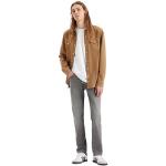 Graue LEVI'S 511 Slim Fit Jeans mit Reißverschluss aus Baumwolle für Herren Weite 32 