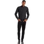 Schwarze Elegante LEVI'S 512 Slim Fit Jeans aus Leder für Herren Weite 33 