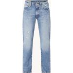Indigofarbene LEVI'S 514 Ripped Jeans & Zerrissene Jeans aus Denim für Herren Größe XXL Weite 34, Länge 30 