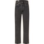 Reduzierte Graue LEVI'S 501 Crop Ankle-Jeans aus Baumwolle für Damen Größe S 