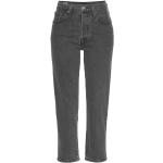 Reduzierte Graue LEVI'S 501 Crop Ankle-Jeans aus Baumwolle für Damen Größe XXL 