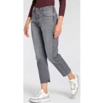 Reduzierte Graue LEVI'S 501 Crop Ankle-Jeans aus Baumwolle für Damen 
