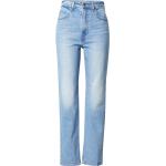 Indigofarbene LEVI'S Slim Fit Jeans mit Reißverschluss aus Denim für Damen Größe M 