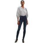 Blaue Super Skinny LEVI'S Skinny Jeans aus Denim für Damen Größe S Weite 27 