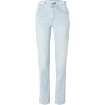 Blaue LEVI'S Straight Leg Jeans mit Reißverschluss aus Denim für Damen 