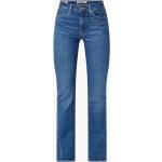 Reduzierte Indigofarbene LEVI'S Bootcut Jeans für Damen Weite 25, Länge 30 