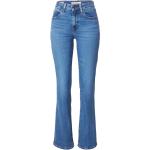Blaue LEVI'S Bootcut Jeans mit Reißverschluss aus Denim für Damen 