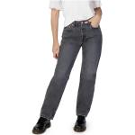 Reduzierte Schwarze LEVI'S Slim Fit Jeans aus Baumwolle für Damen Weite 31, Länge 30 für den für den Herbst 
