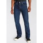 Blaue Unifarbene LEVI'S 527 Slim Fit Jeans mit Reißverschluss aus Baumwolle für Herren 