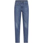 Reduzierte Blaue LEVI'S Skinny Jeans aus Denim für Damen Größe XS Weite 28, Länge 32 