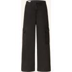 Schwarze LEVI'S Freizeithosen mit Reißverschluss aus Baumwolle für Damen Größe S 